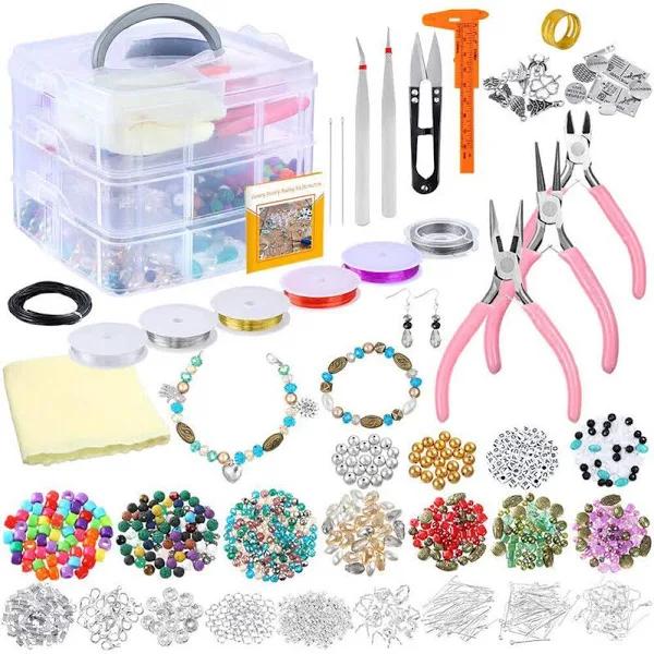 Diy Jewelry Making Supplies Wire Wrapping Kit With Jewelry Beading