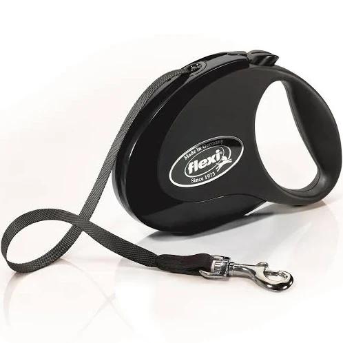 Dog Lead Flexi Style 5 M Black Size M