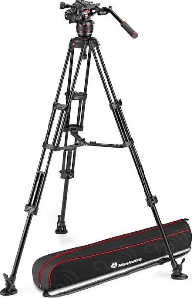 Manfrotto Alu Twin Leg Tripod MS Kit With Nitrotech 608 Video Head