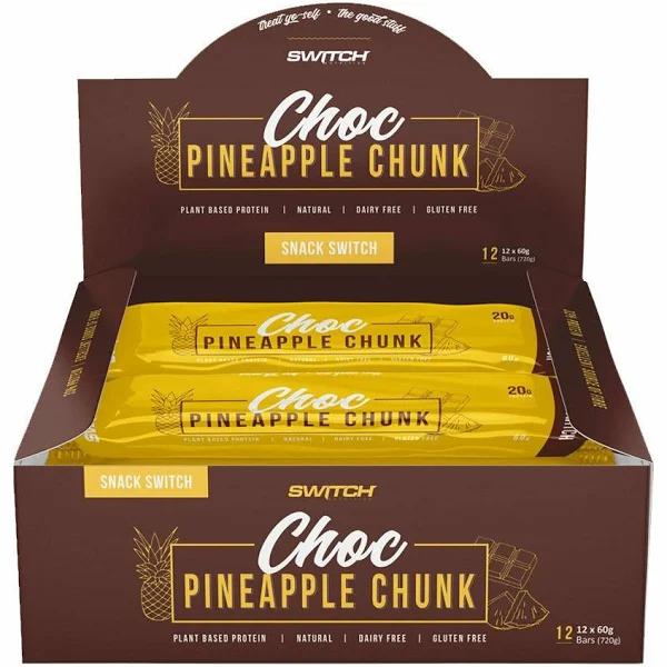 Switch Nutrition Snack Switch ( Choc Pineapple Chunk ) - Box of 12