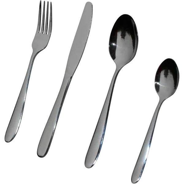 32 Piece Stainless Steel Cutlery Set - Knives Fork Spoon Teaspoon