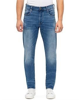 David Jones G-Star 3301 Straight Tapered Jean in Worn in Azure/Blue, Size 30/32 in