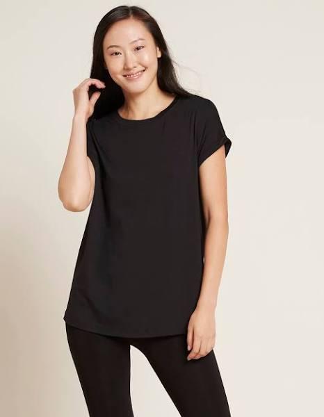 David Jones Boody Downtime Lounge Top in Black, Size XS