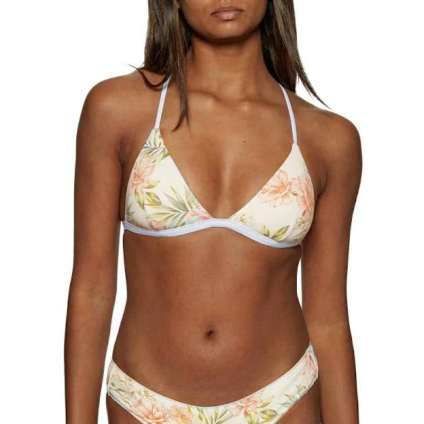 Rip Curl Sol Seeker Cross Back Tri Bikini Top - White