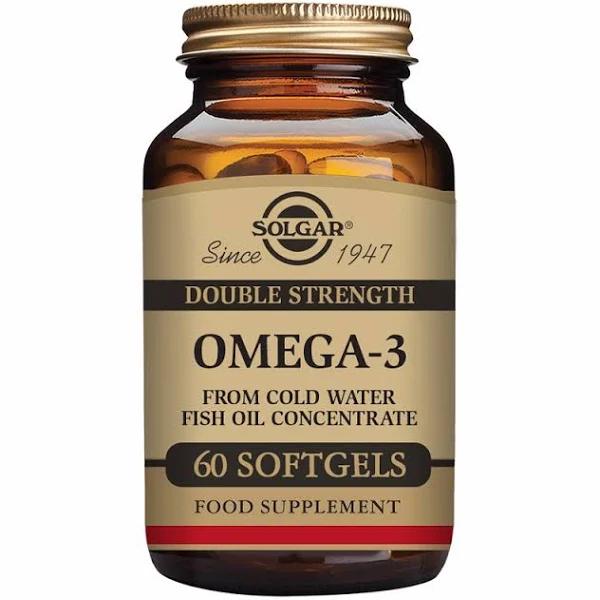 Solgar Double Strength Omega-3 (60 Softgels)