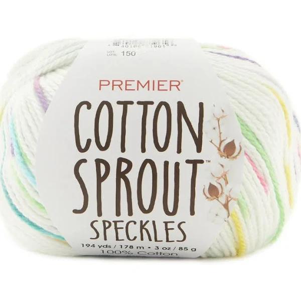 Premier Yarns Cotton Sprout Speckles Yarn - Candy