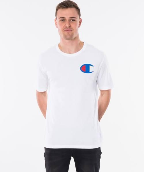 Champion C Logo Tee White S