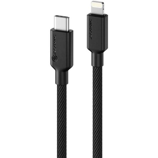 Alogic Elements Pro USB-C to Lightning 1m Cable - Black (DV-ELPC8P01-BK)