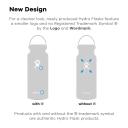 Hydro Flask Water Bottle - Wide Mouth Straw Lid 2.0 - 40 oz, Hibiscus