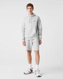 Lacoste Men's Kangaroo Pocket Organic Cotton Hooded Sweatshirt Grey Size M