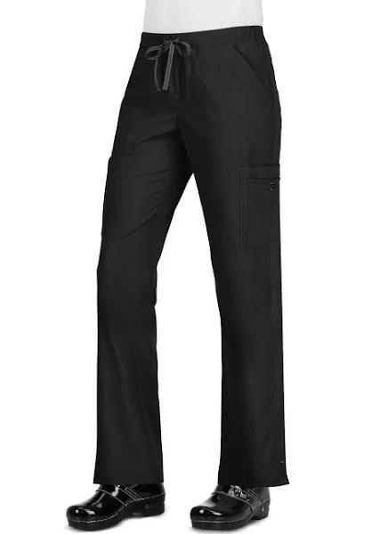 Koi Basics Women's Holly Cargo Scrub Pants - XS - Black