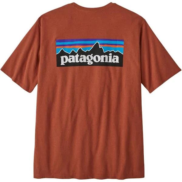 Patagonia Men's P-6 Logo Responsibili-Tee - Quartz Coral / XS