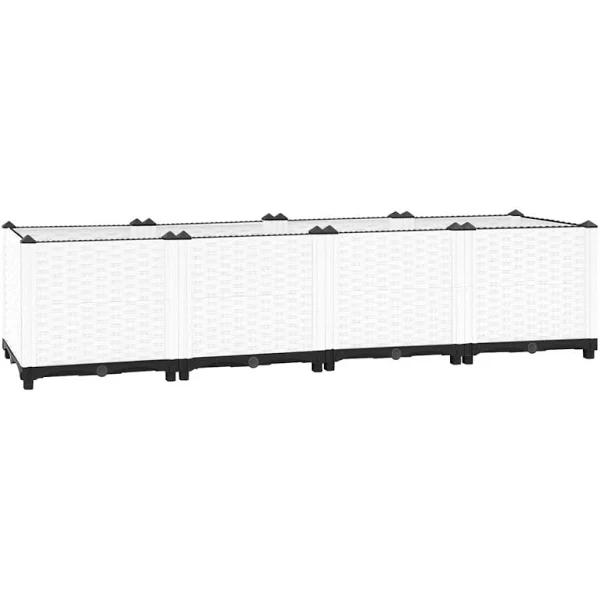 vidaXL Polypropylene Raised Bed - 160 x 40 x 38cm