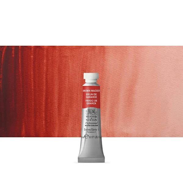 Winsor & Newton - Professional Watercolour - 5ml Brown Madder - S1 / 5ml