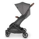 UPPAbaby Minu Stroller V2, Green Melange/Carbon/Saddle Leather (Gwen)