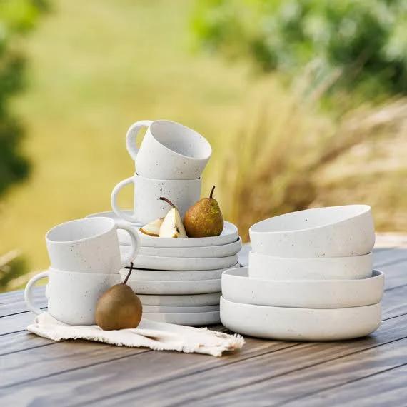 Ecology Domus Dinner Bowl Set Ecru by Freedom