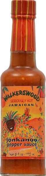 Walkerswood Hot Jamaican Jonkanoo Pepper Sauce, 170 ml