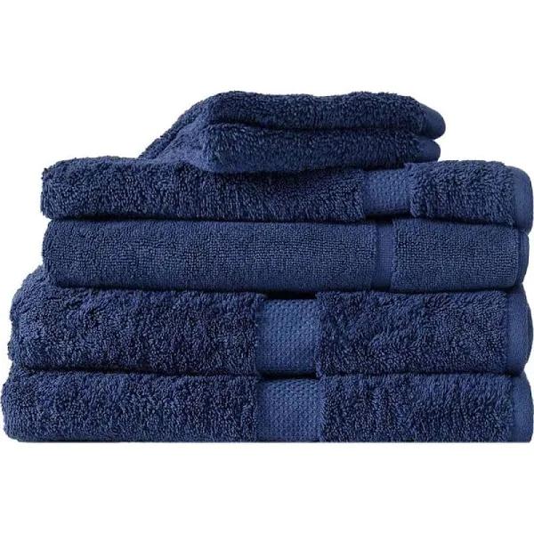 Canningvale Royal Splendour 6 Piece Towel Set - Mezzanotte Blue