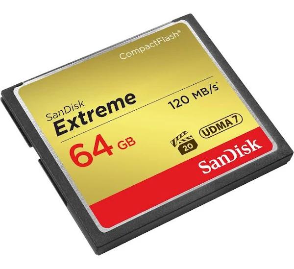 SanDisk Compact Flash Extreme, 64GB Memory Card