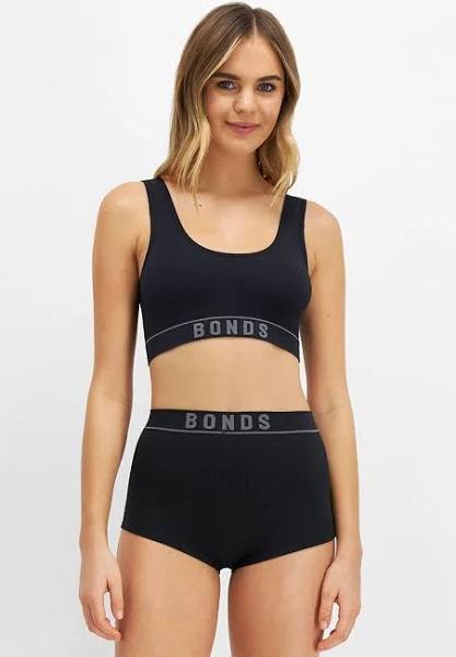 Bonds Retro Rib Hi Shortie - Black