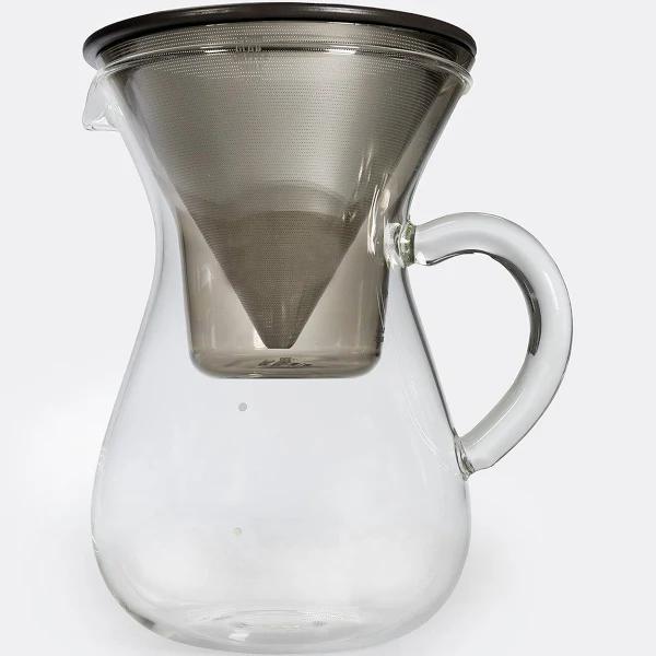 Kinto - - Coffee Carafe Set Stainless Steel - 600ml