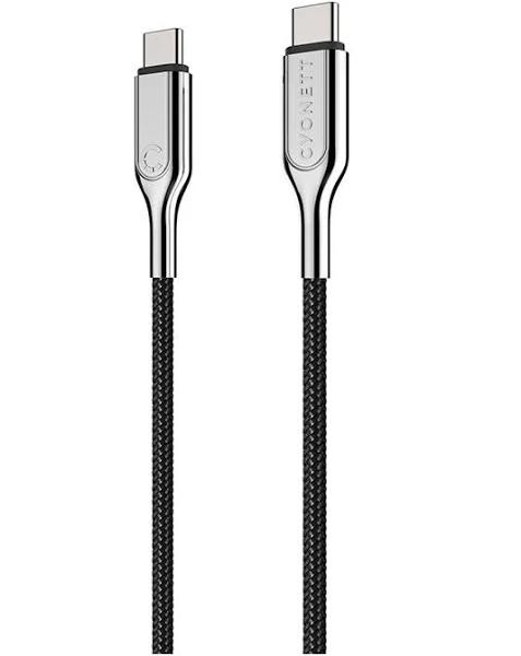 Cygnett Armoured USB-C to USB-C (USB 2.0) Cable - Black 1m