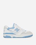 New Balance Unisex 550 White/Blue Haze/Rain Cloud - Size 4