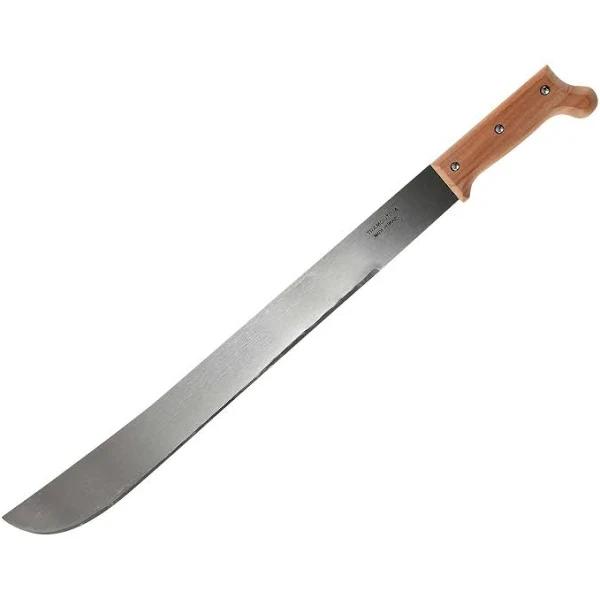 Tramontina Machete With Carbon Steel Blade and Wood Handle 24"