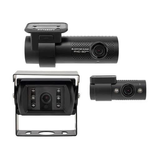 BlackVue DR750X-3CH-TR-PLUS 3 Channel Heavy Duty Front, in Cabin and External Rear Dash Cam