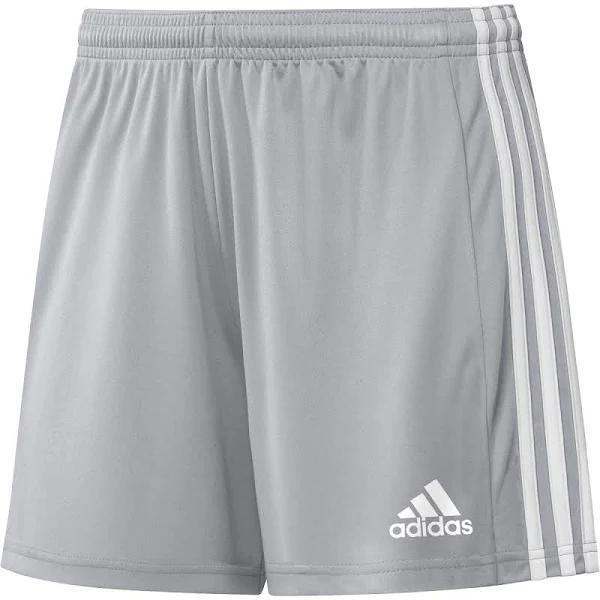 Adidas Women's Squadra 21 Soccer Shorts, Light Grey/White / S