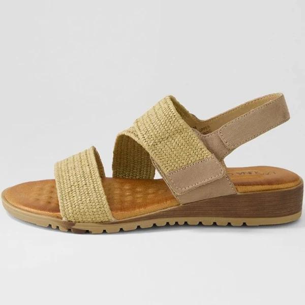 Laguna Quays Miss Sand Raffia Sandals Sand Womens Flat Sandals Summer Sandals