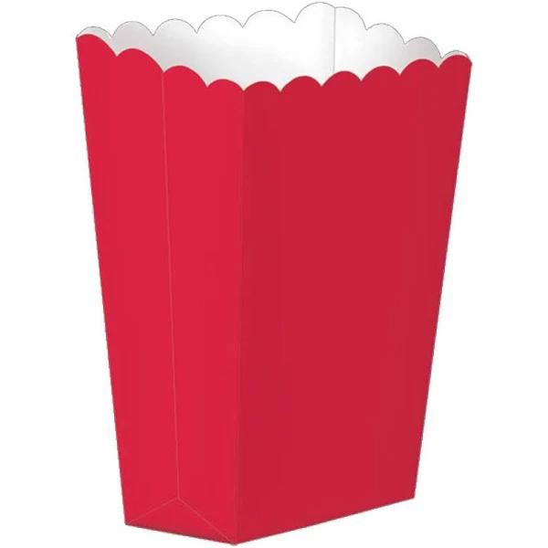 Popcorn Favor Boxes Small Apple Red