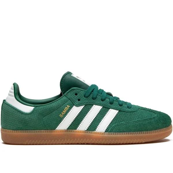 Adidas Samba OG Collegiate Green/Gum Shoes - Size 10.5 - Cgreen Cwhite Gum