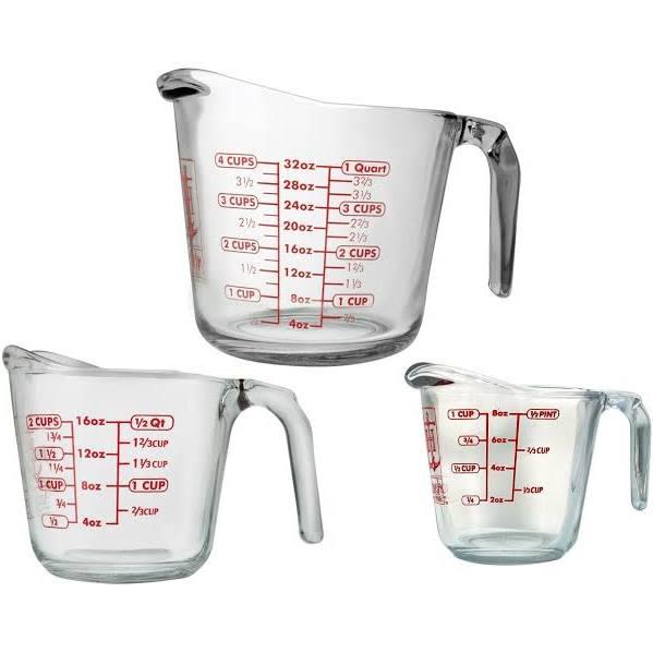 Anchor Hocking 3-Piece Measuring Cup Set