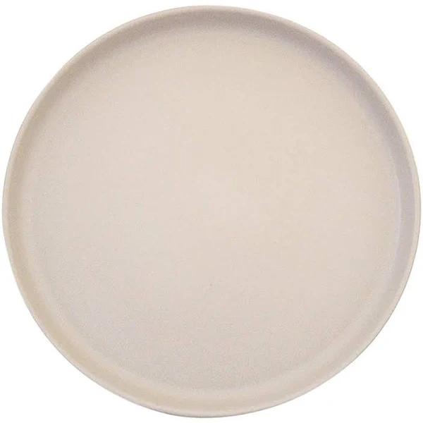 6 x Eclipse Uno Round Plates Cream 280mm