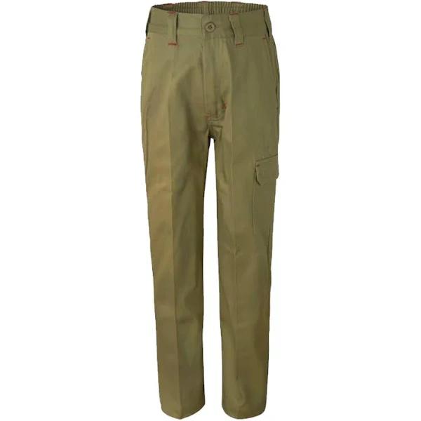 Workcraft Kids Clothing Size 10 Khaki Kids - Cargo Trousers - WPK503