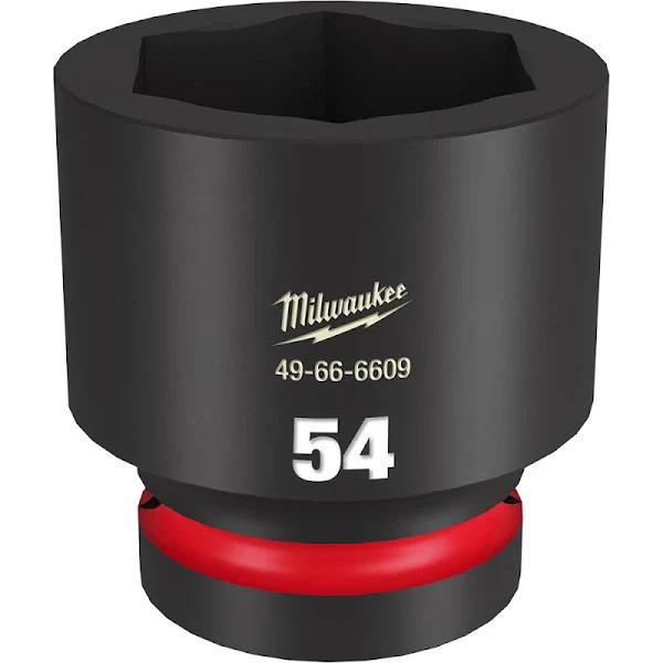 Milwaukee Shockwave 1" Drive 54mm Standard 6 Point Impact Socket 49666609 by Autoelec