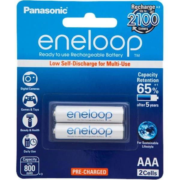 Panasonic Eneloop AAA 2pk Batteries - AfterPay & zipPay Available