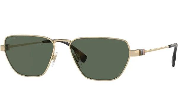 Burberry BE3146 | Light Gold/Dark Green Sunglasses