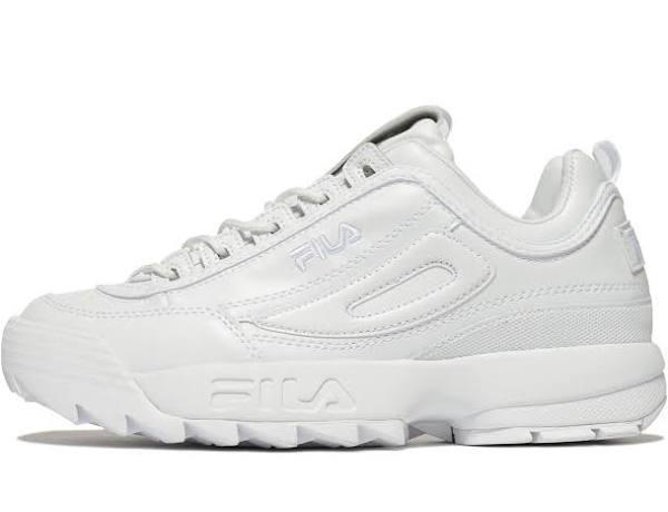 Fila Disruptor 2 Premium 'White' Sneakers | Women's Size 7.5