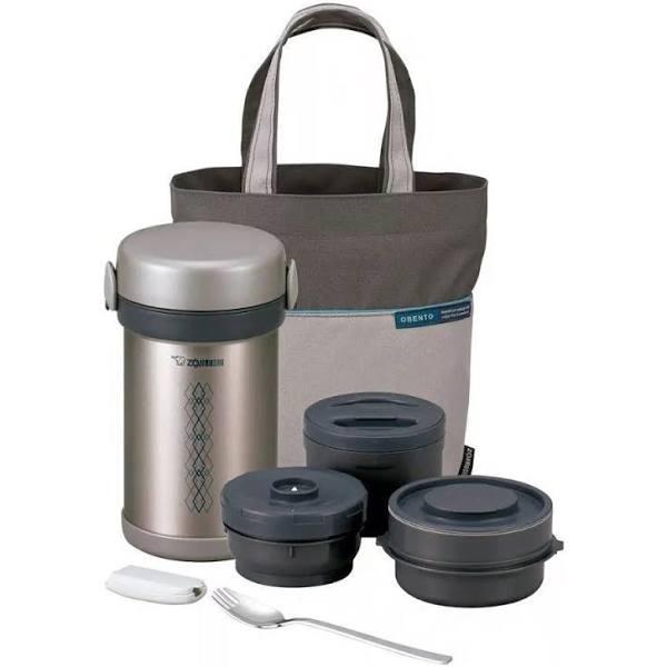 Zojirushi Stainless Ms. Bento Steel Vacuum Lunch Jar, 28.5-Ounce