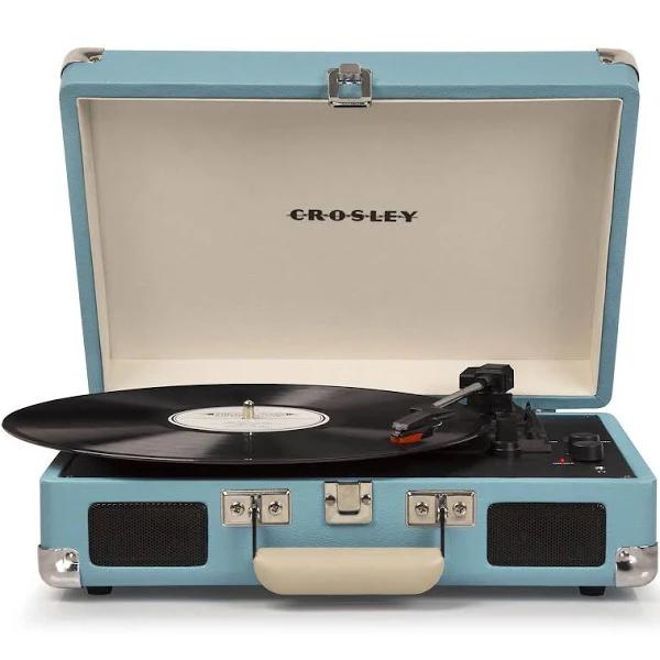 Crosley Cruiser Deluxe Portable Turntable - Turquoise