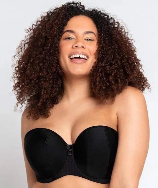 Curvy Kate Luxe Strapless Bra - Black - 18FF