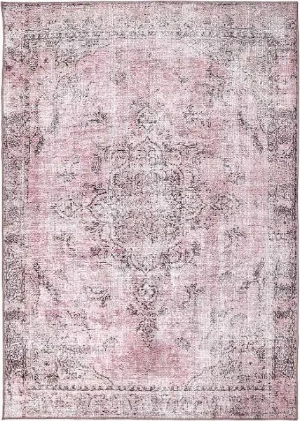 The Rug Collective - Germain Rose Machine Washable Area Rug - Pet & Kid Friendly - 160x230cm - AfterPay & zipPay Available