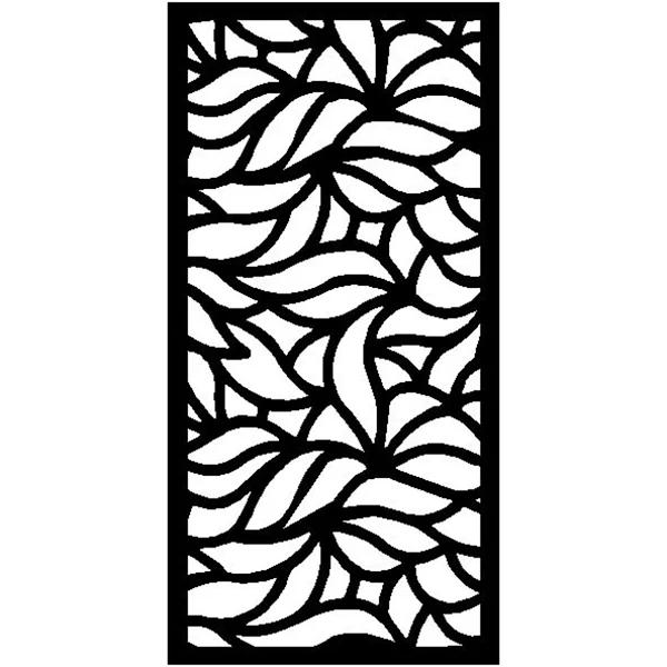 ProtectorAl Protector Aluminium 640 x 940mm ACP Profile 15 Decorative Panel Framed - Black