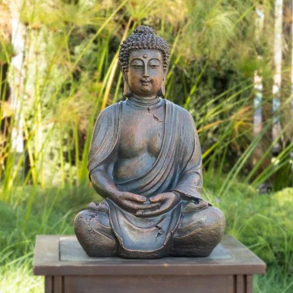 Alpine Buddha Decoration Statue | Lawn & Garden