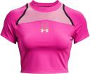 Under Armour Women's Run Anywhere Crop Short Sleeve Pink MD