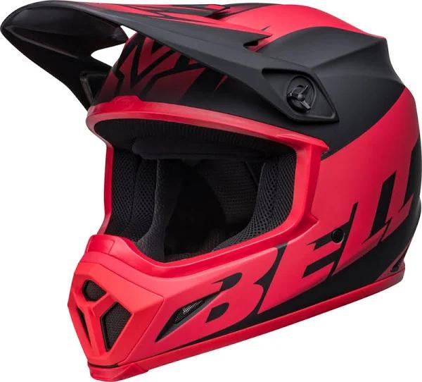 Bell MX 9 MIPS Disrupt Helmet Matt Black Red