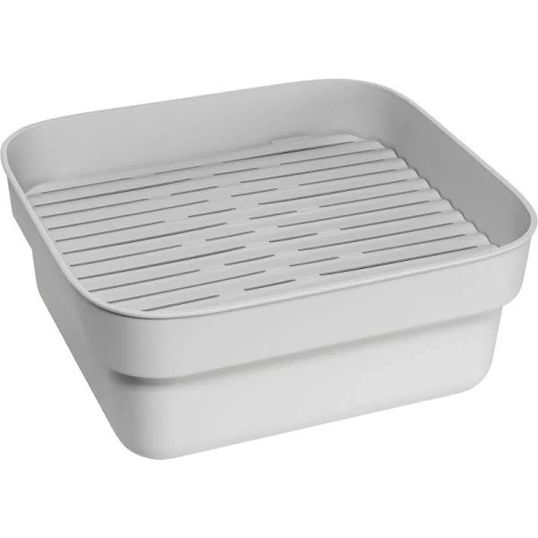 Brabantia - Washing Up Bowl With Drying Tray Light Grey