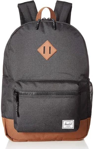 Herschel Heritage Youth X-Large Backpack - Black/Saddle Brown